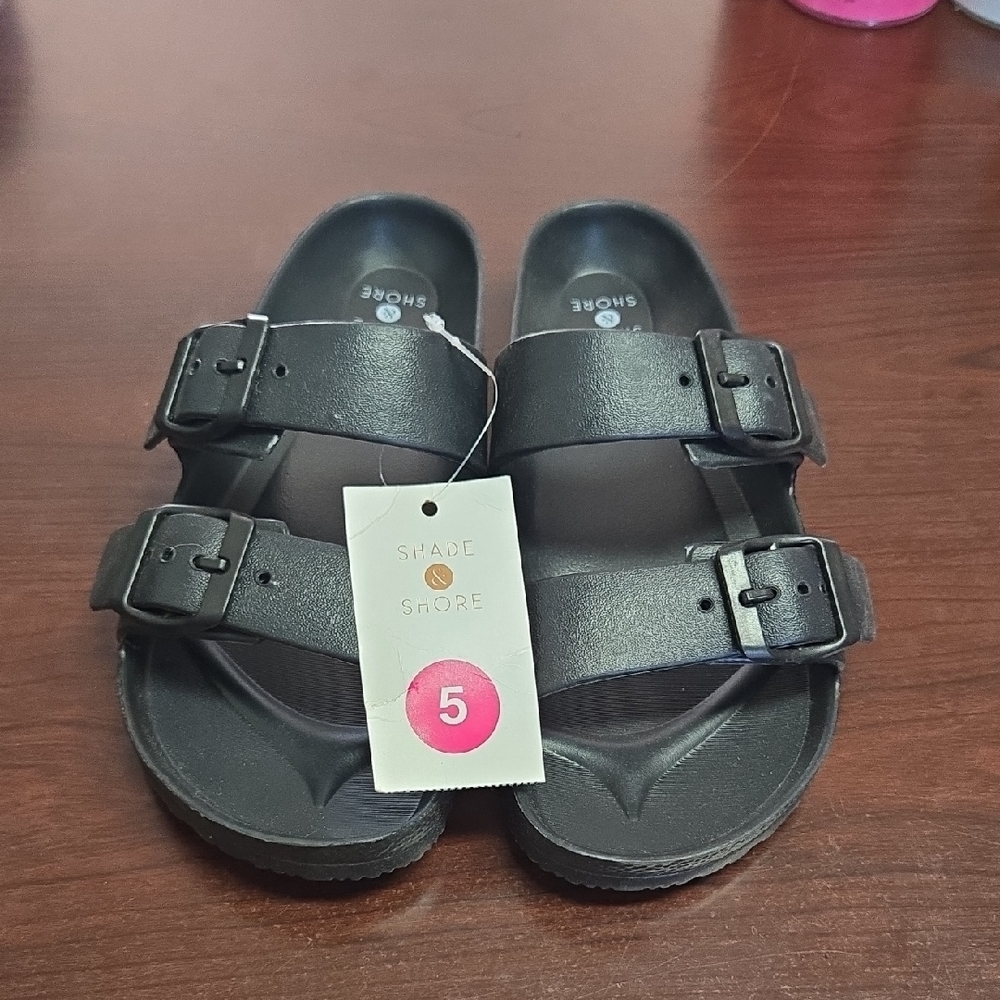 Shade & Shore Black Flats Comfortable Loafers